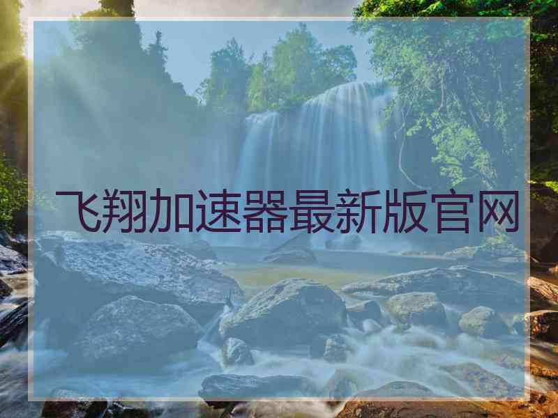 飞翔加速器最新版官网