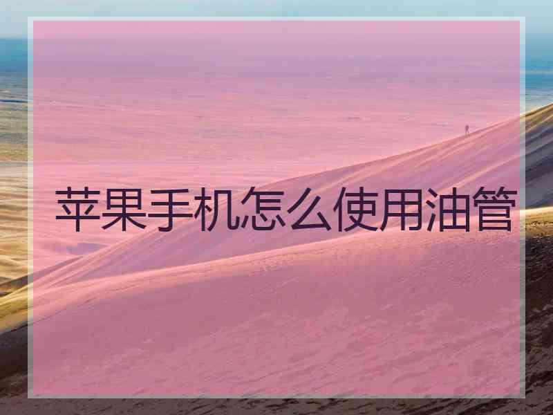 苹果手机怎么使用油管
