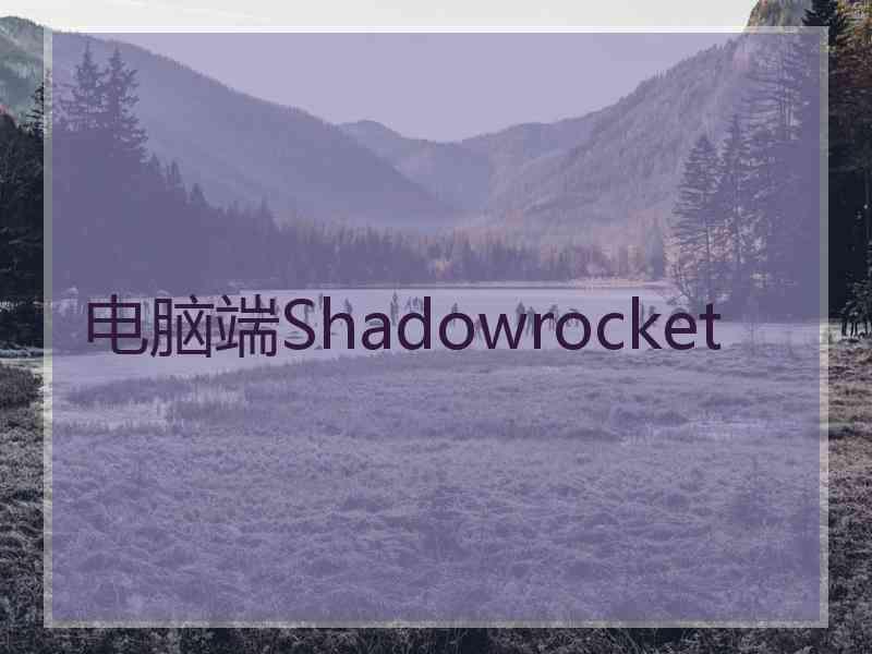 电脑端Shadowrocket