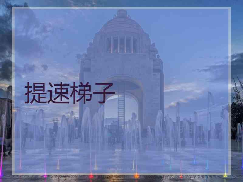 提速梯子