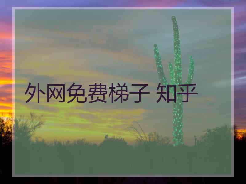 外网免费梯子 知乎