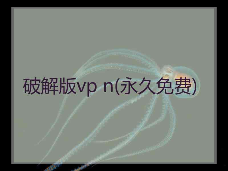 破解版vp n(永久免费)